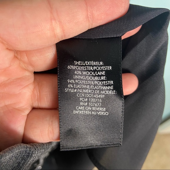 Alice + Olivia Black Tweed A-Line Mini Dress - Picture 6 of 6